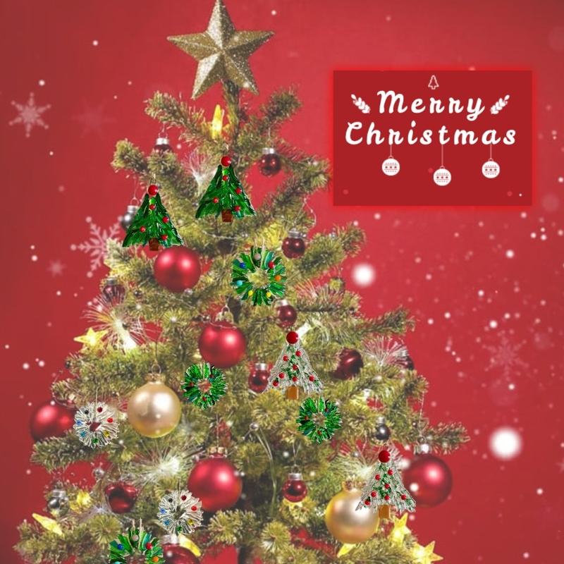 Weather Resistant Clear Christmas Tree Decoration Easy To Hanging Shatterproof Ornament For Indoor Outdoor Use