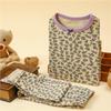 Kids' Autumn Winter Warm Cotton Pajama Set: Boys & Girls