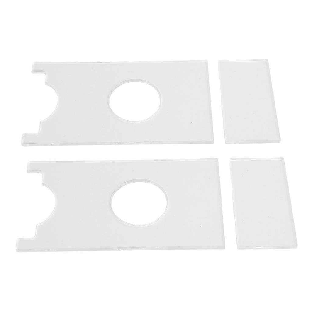 2 Pack Couch Wall Spacer Clear Acrylic Sofa Stopper Furniture Wall Protector to Prevent Fire Safety From Wall Outlet