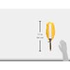Azuma New-Broenie Hand Mop with Chemical Mop Arm X, 45cm Long, Yellow, N-BR210, for Furniture and Table Areas