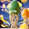 Interactive Dancing Octopus Toy With Music Electric Squid Automatic Obstacle Avoidance Crawling Sensor Toy For Children