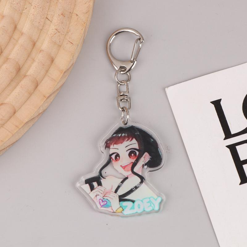 Kpop Demon Hunters Huntrix Saja Boys Keychains For Accessories Jewelry Rumi Zoey Jinu Mira Sold My Soul Keyrings Fans Gifts