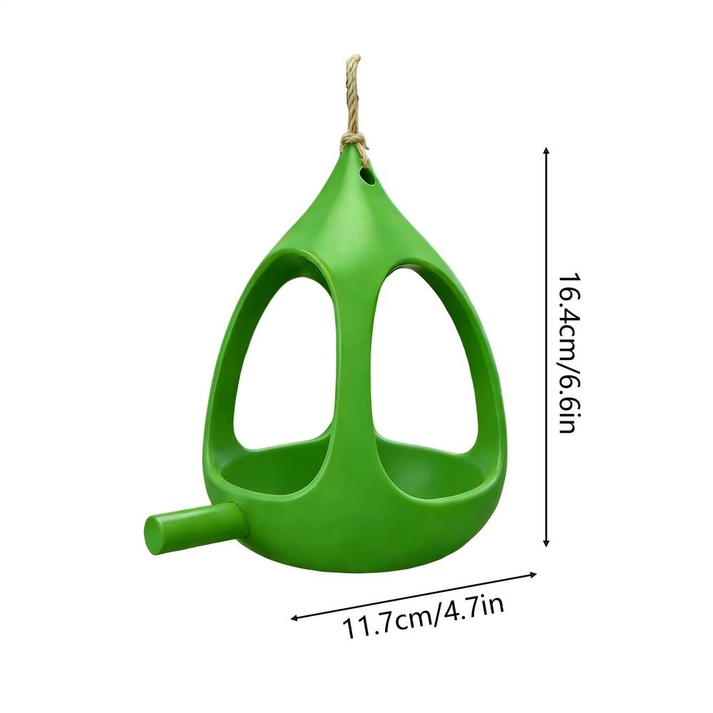 

Bird Feeders For Outside Rainproof Feeding Holder Hangable Bird Feeder For Patio Lawn Backyard Balcony Birdwatching Park Porch зелёный