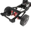 6pcs Black Red Silver RC Car OP Rear Axle Metal RC Car Upgrade Parts  RC Accessories