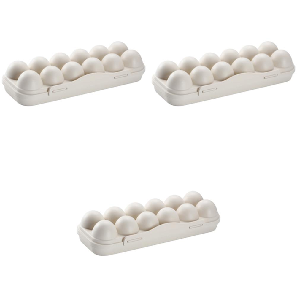 12 Grid Egg Holder Plastic Egg Protector Tray Portable Eggs Carrier Container Case for Refrigerator Camping Picnic Hiking Travel