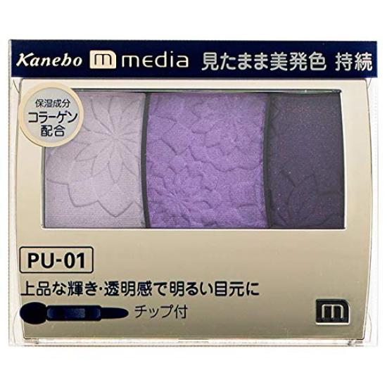 Kanebo Media Gradation Color Eyeshadow, Color: PU-01