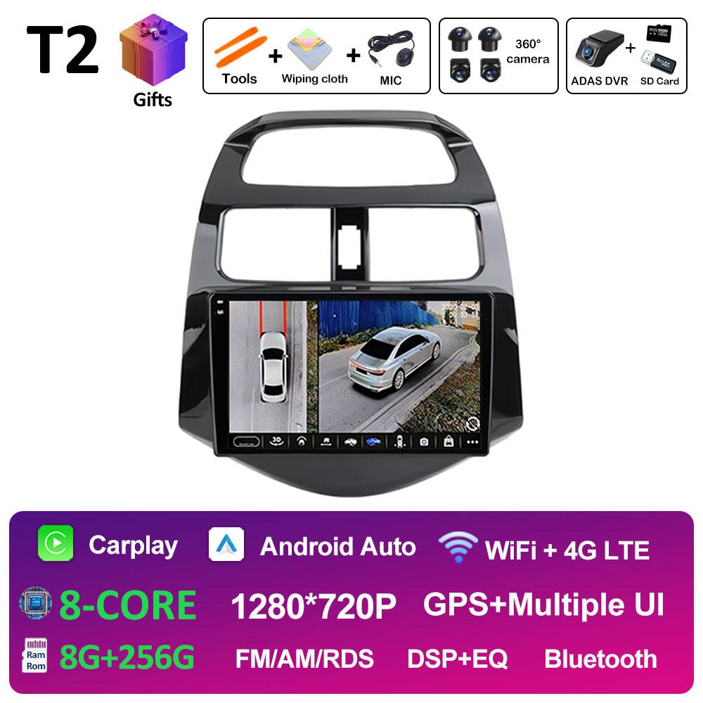 Android 14 Car Video For Chevrolet Spark Beat Matiz Creative 2010 2011 2012 2013 2014 Radio Player GPS Navigation Auto Tools 4G