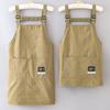 New Professional Barber Apron 2 Sizes Breathable Cooking Aprons Large Pocket Waterproof Working Clothes for Hairdressing