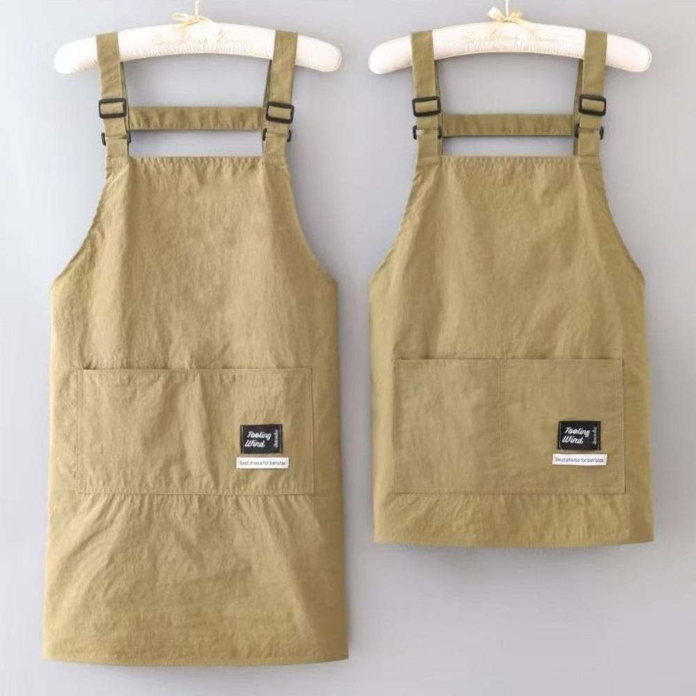 New Professional Barber Apron 2 Sizes Breathable Cooking Aprons Large Pocket Waterproof Working Clothes for Hairdressing