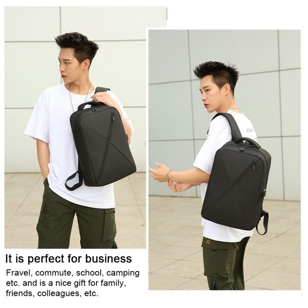 Set of 3 Laptop Backpack Large Capacity Business Daypack Portable Travel Commuting Bag with USB