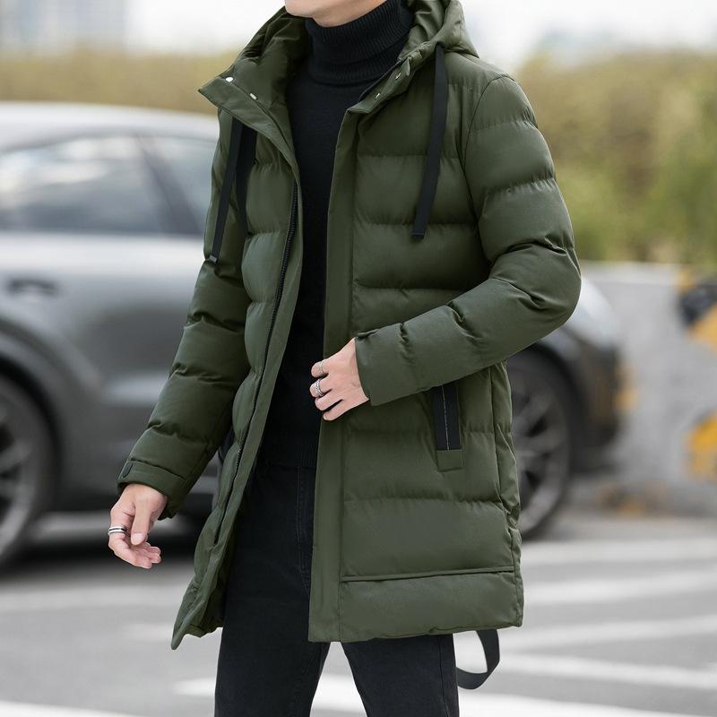 Winter Parkas Men Long Hooded Outerwear Coat Thick Warm Fashion Casual Hooded Parka Jackets Mens Waterproof Coat Plus Size
