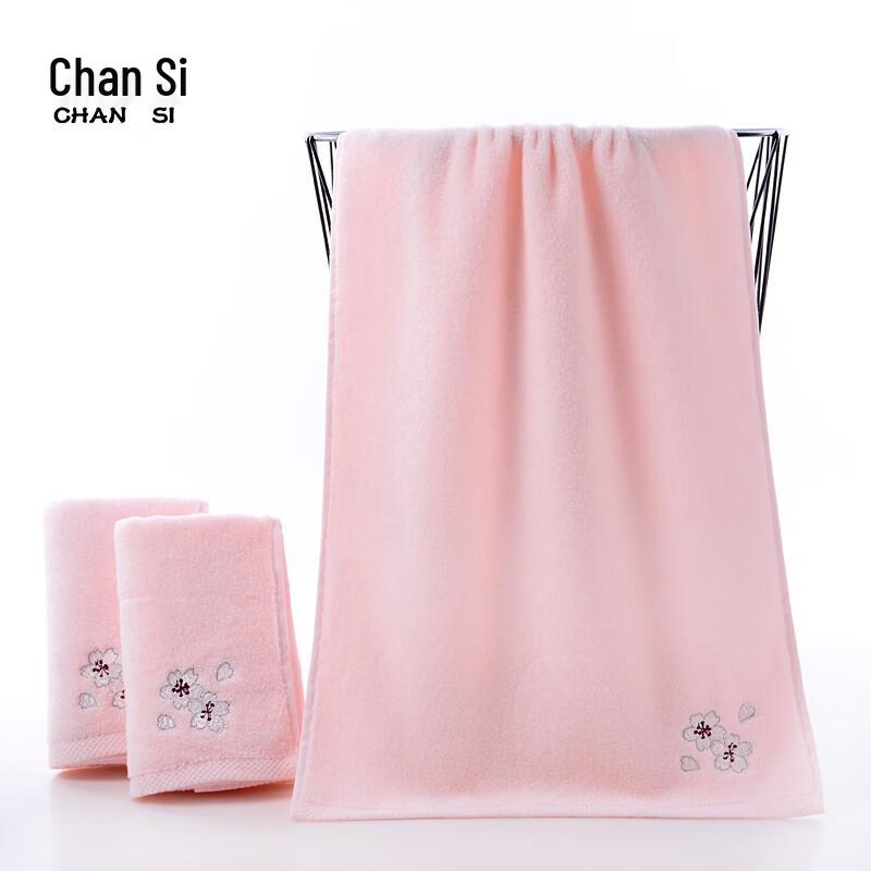Chan Si Mu Su Sakura Pure Cotton Towel