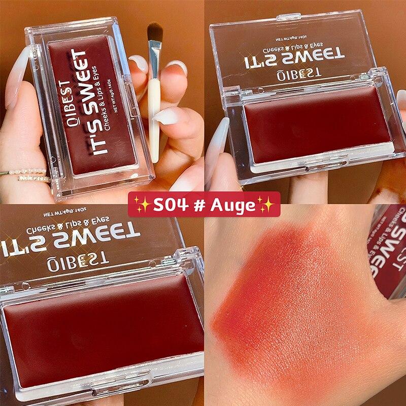 Buy QIBEST Multifunctional Makeup Palette 3 IN 1 Lipstick Blush For