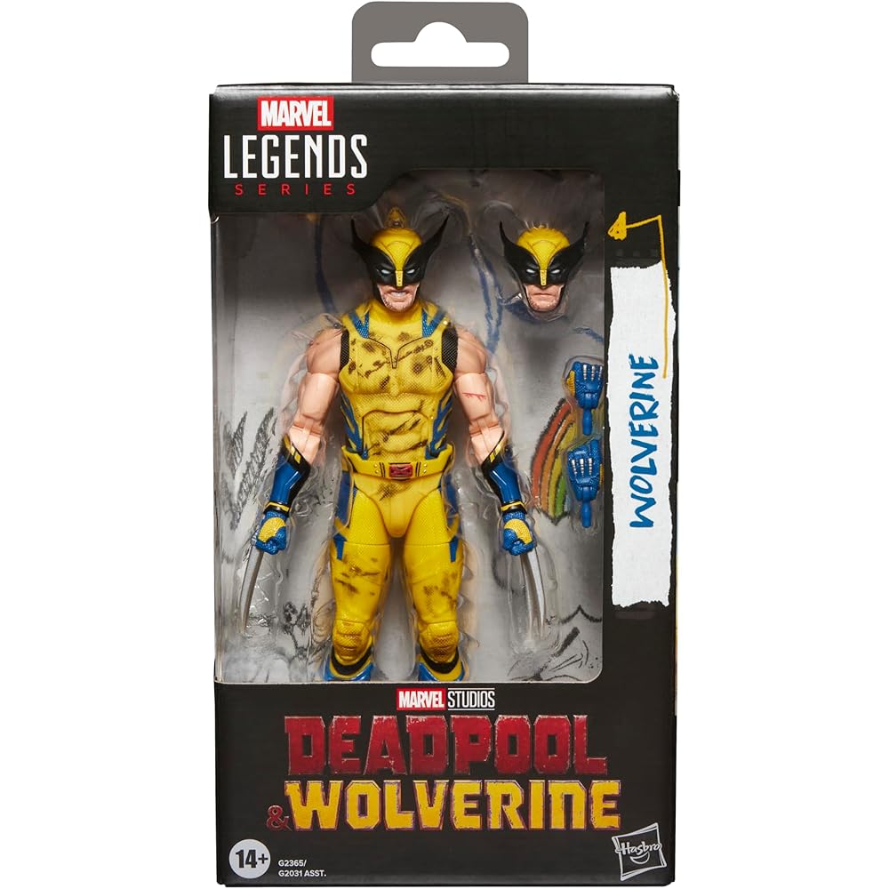 

Hasbro Marvel Legends Wolverine Action Figure 15 cm Battle Damage Suit Collectible
