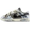 Dunk Heartfelt, God's Eye Cushioning Couvrance Chaussures de Skateboard Basses Unisexe Marron Gris HF5441-202(Équipe45-)