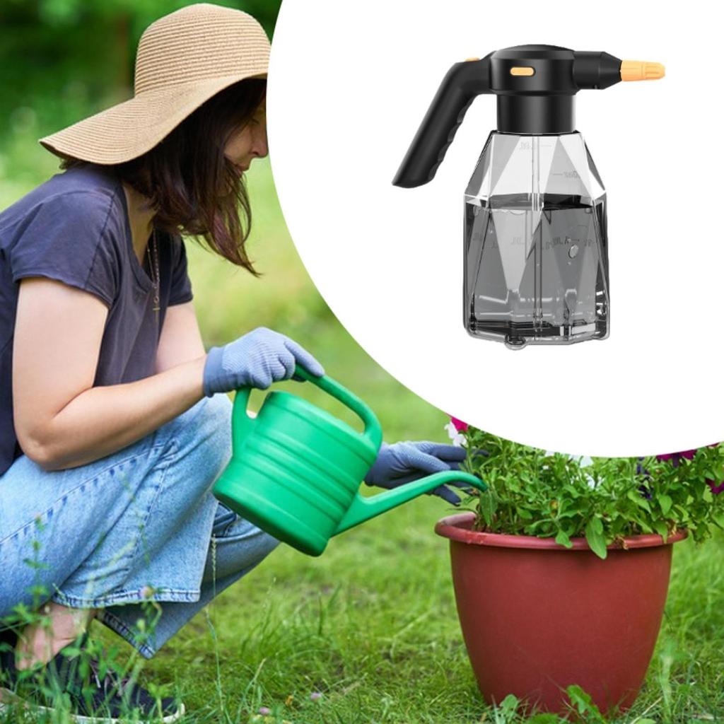 Regador elétrico de 2 litros, pulverizador de espuma para lavagem de carros, 14 x 27 cm para limpeza de janelas