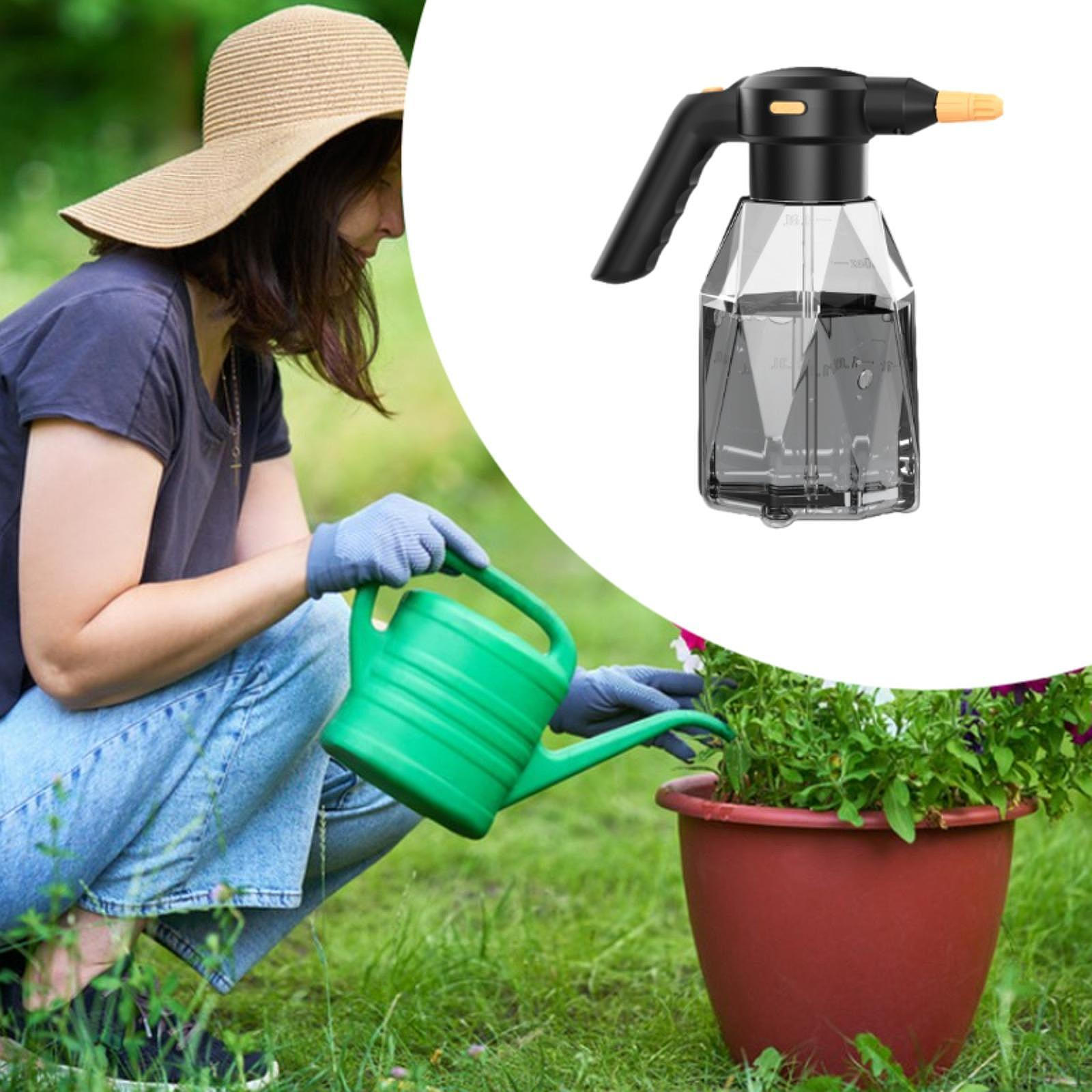 

2-литровая электрическая лейка, распылитель пены, автомойка, 14 х 27 см, для мытья окон чёрный