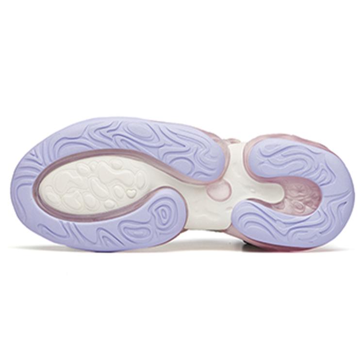 ANTA Running Shoes Women's Low top Ivory White/Light Purple 122035501-13
