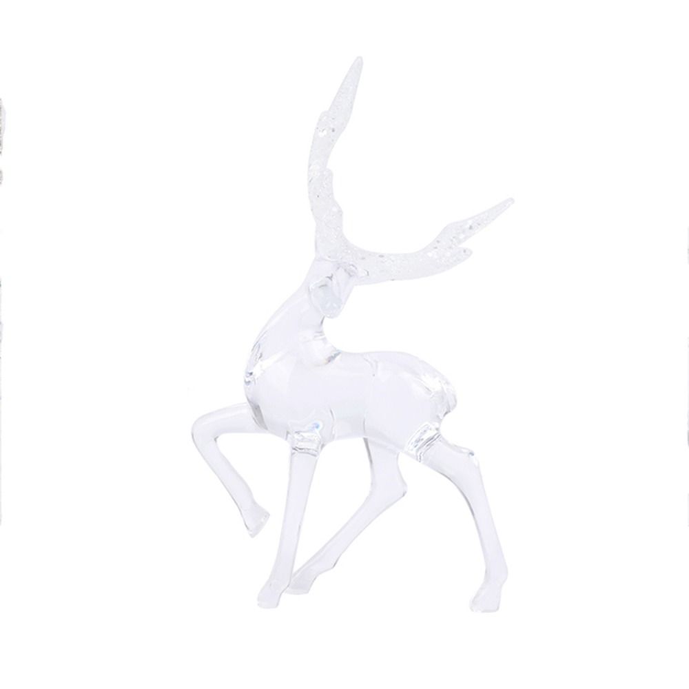 Easy To Install Elk Miniatures Elk Artificial Mini Deer Beautiful Sika Deer Statue  Christmas
