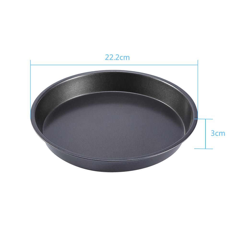 Buy 8in Carbon Steel Non Stick Round Pizza Pan Microwave Oven Baking