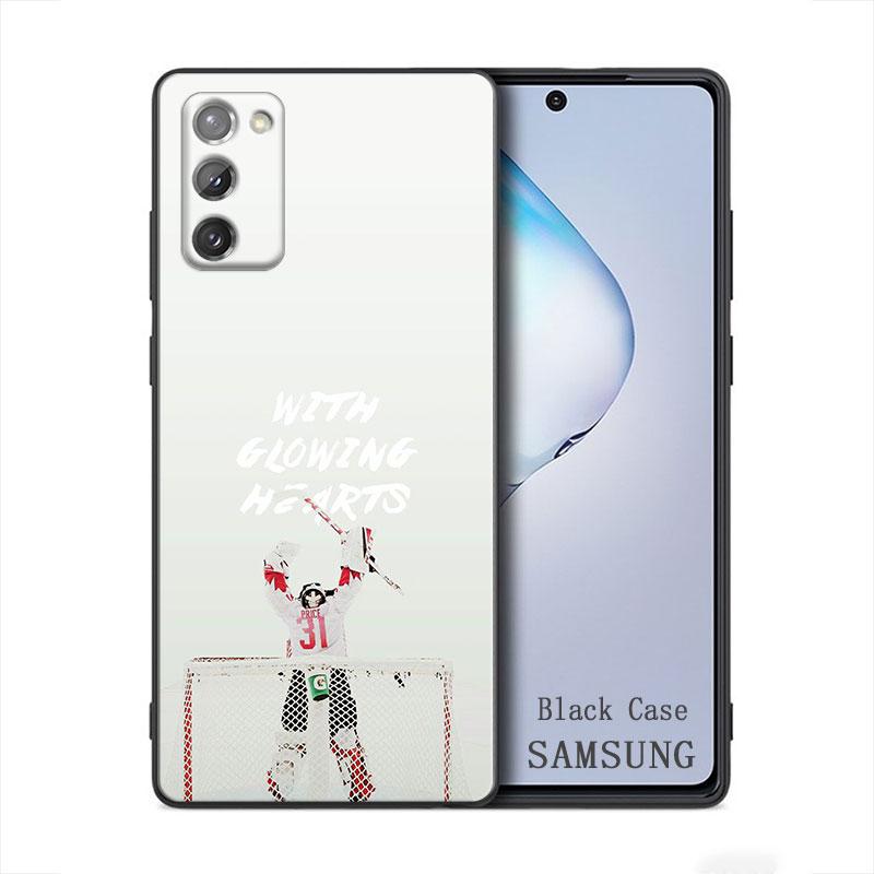 Ice Hockey Pool Sport Samsung Galaxy A91 A73 A72 A71 A53 A52 A7 M62 M22 M30s M31s M33 M52 F23 F41 F42 5G Soft Black Phone Case