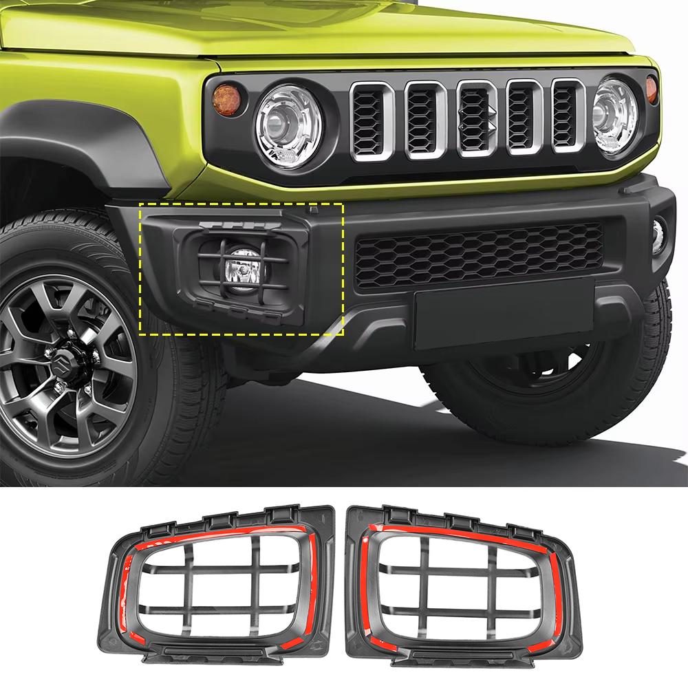 Fog Light Hood Protection Cover For Suzuki Jimny JB64 JB74W 2019-2026 Front Light Cover Trim Car Light Guard Car Accessories