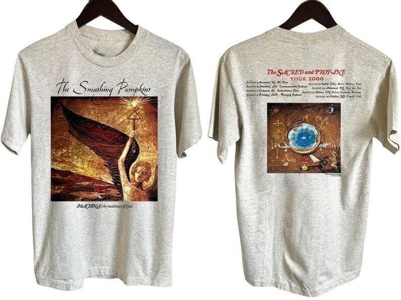 

Smashing Pumpkins Machina Sacred And Profane 2000 Canadian Tour TShirt 2 Unisex T-Shirt XXL