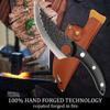 Stainless Steel Household Kitchen Fish Knife Hammered Butcher Boning Knife Meat Cleaver Forged Multi-purpose Knife with Cover