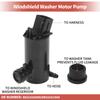 ACROPIX Windshield Washer Pump W/Grommets Windshield Washer Fluid Pump for Hyundai Compatible with Kia
