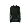 OFF WHITE Sweater Loose Fit Men's Blue Green OMHA036F176500041040