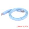 For Routers USB To RJ45 Console Adapter Cable 1.8M USB To RS232 Serial To RJ45 CAT5 Cord