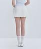 Moabel Classic Pleats Skirt - Ivory