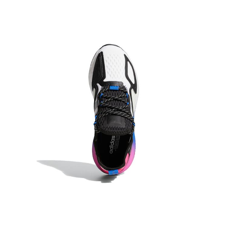 adidas Оригинальные ZX 2K Boost J Устойчивые к истиранию Низкие Спортивные Повседневные Кроссовки Черно-Розово-Синие Подростковые FY1942