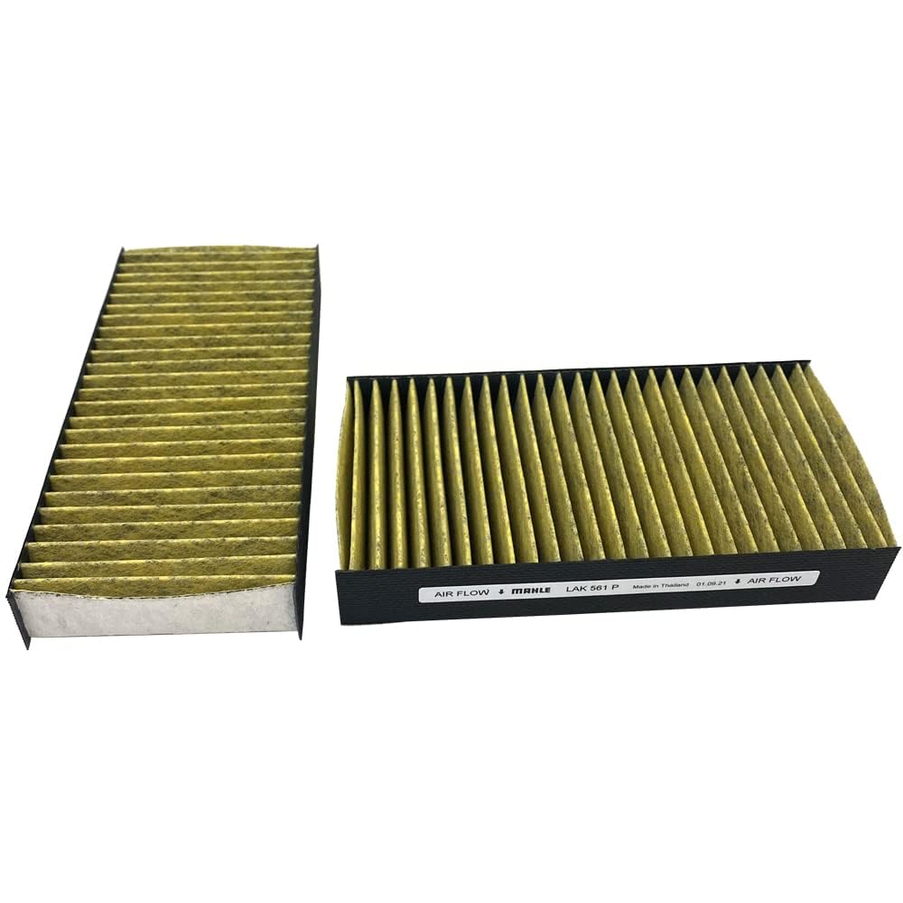 MAHLE LAK561P Air Conditioner Filter, Antibacterial, Antiviral, Deodorizing, Anti-Allergen, Mold / Dust Mite Resistant,