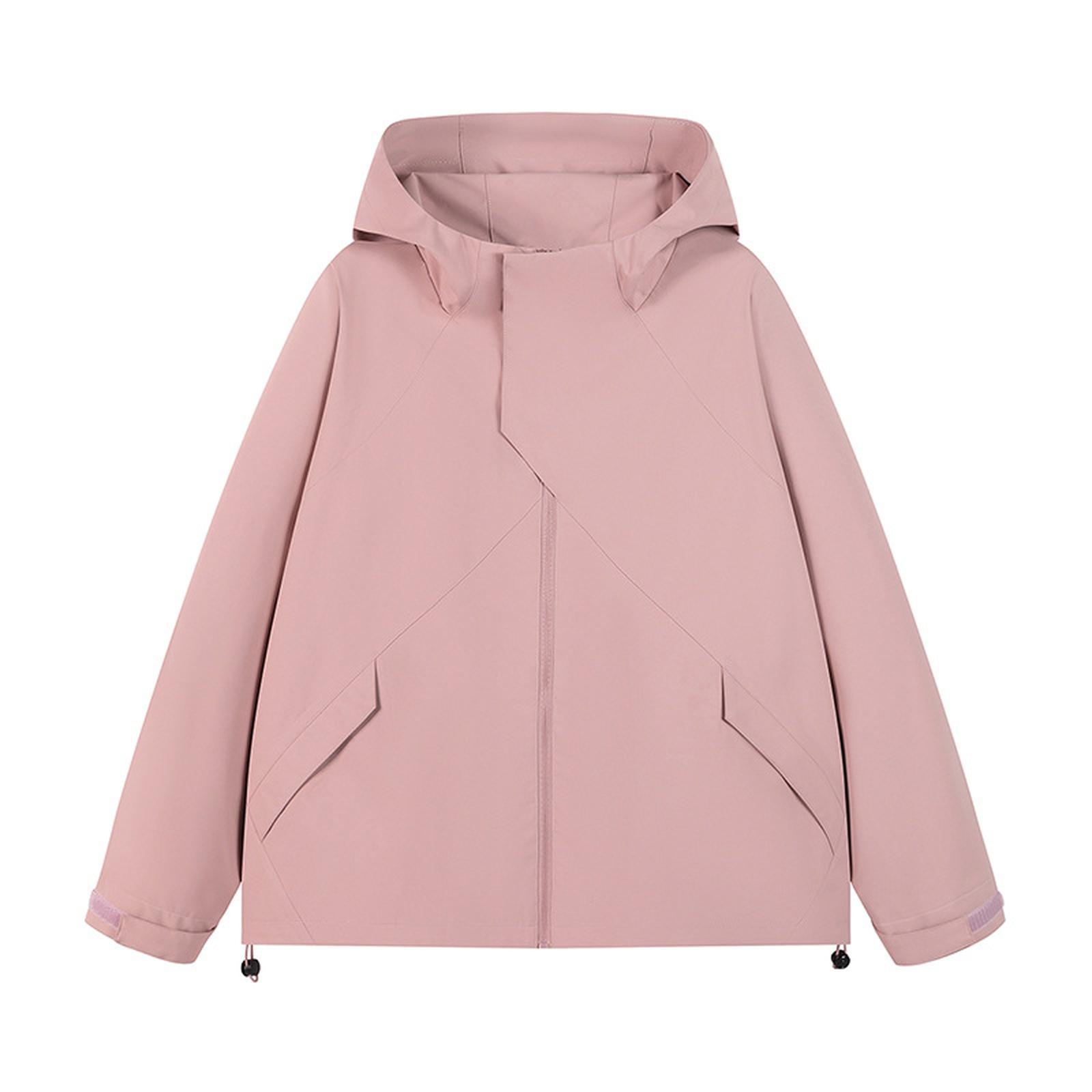 

Мужские модные спортивные ветровки Куртки для альпинизма на открытом воздухе Свободная куртка с капюшоном и спущенным плечом XXXL розовый