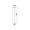 ADAM DW Double-wall Chimney Pipe Fi 180 1m