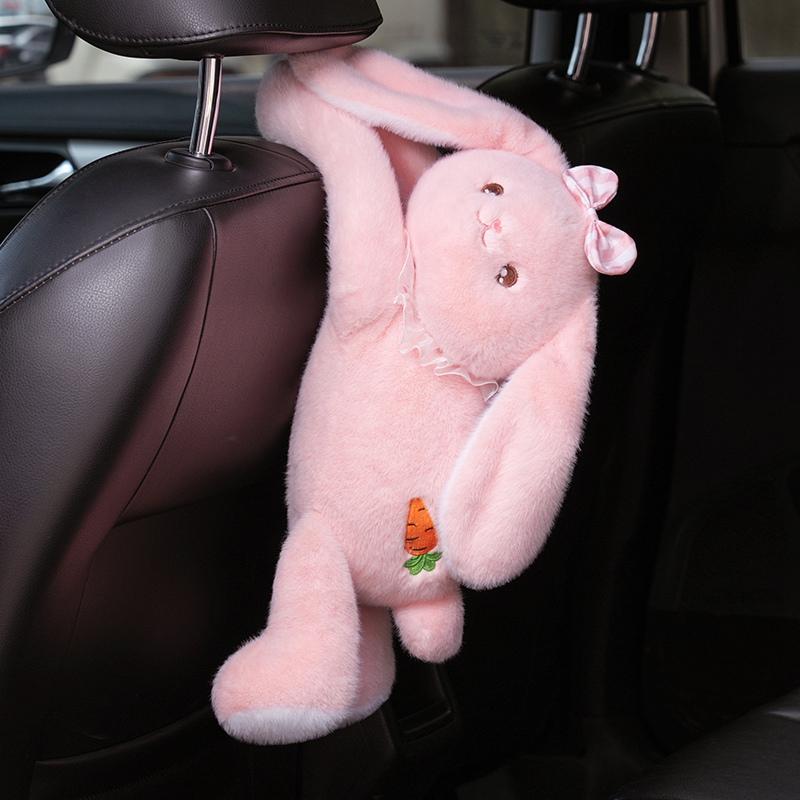 

Cartoon Car Tissue Box Plush Toys Cute Rabbit Sheep Panda Stuffed Plushies Animal Dolls Tissue Storage Bag Gifts For Friends 50cm