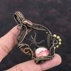 Tree Of Life Rhodochrosite Pendant Copper Wire Wrapped Pendant Gemstone Pendant Very Pretty Copper Jewelry Anniversary Gift Handmade Jewelry
