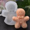 Stampo in Silicone Omino di Pan di Zenzero Nuovo Pan di Zucchero Torta DIY Forniture per Fare Candele Stampo Regali per le Feste Decorazioni Natalizie