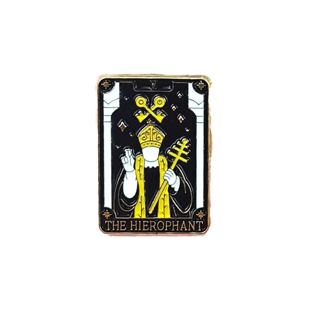 Card Series Brooch Pin for Backpack Decoration