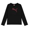 Childrens/Kids Stars Logo Long-Sleeved T-Shirt