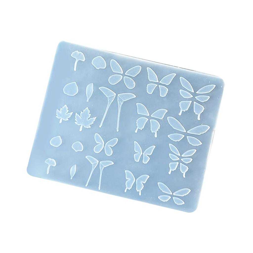 3D Butterfly Nail Art Silicone Mold For DIY Jewelry Making Reusable Embossed Stamp Tool Accessories