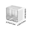 Wall-Mounted Cosmetic Storage Box Plastic Jewelry Case Durable Makeup Organizer  Bedroom