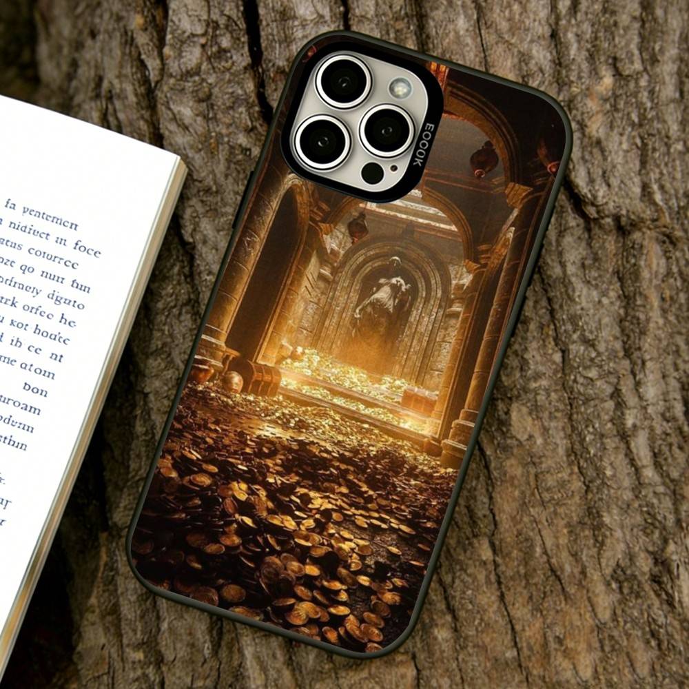 Gold Coins and Cash Phone Case For iPhone 17,16,15,14,13,12,11 Plus,Pro Max,XS,Colorful Silver Black Cover