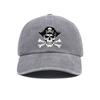 Pirate Skull Cross Swords Baseball Cap Adjustable Outdoor Polyester Graphic Cap Unisex Casual Hat