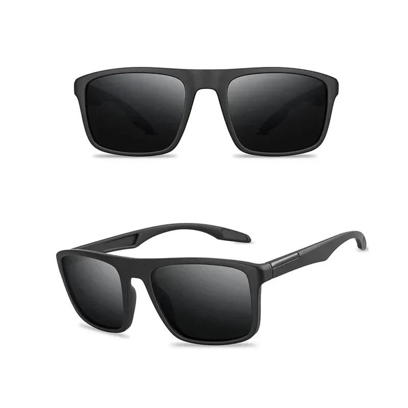 

Outdoor Polarized Sunglasses Unisex Black Frame Men Women UV400 Driving Travel Sun Glasses Male Ultralight Anti-glare Goggles Polarized