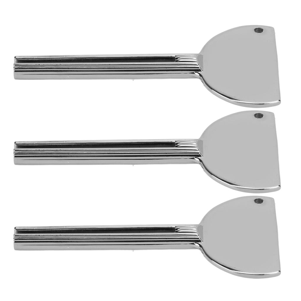 3Pcs Key Squeezer Stainless Steel Semi Circular Squeeze Hair Paste Toothpaste Dye Paste Tube Roller Key