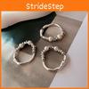 Chic 2022 Natural Pearl Copper Ring With Distinctive Geometric Design Versatile For Women