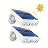 1/2pcs Solar Light, Solar Motion Sensor Lighting, Solar Safety Lighting, Outdoor Garden Solar Safety Light, Outdoor Decoration