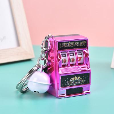 Şanslı Jackpot Mini Meyve Slot Makinesi Eğlenceli Doğum Günü Anahtarlık Hediyesi Çocuk Oyuncak